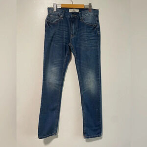 Topman Skinny  Blue Faded Wash Jeans, Size 32R